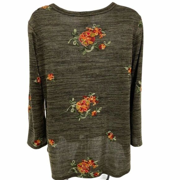 Fig & Flower Anthropologie Button down cardigan fl - Picture 2 of 6